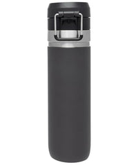 Thumbnail for Stanley Quick Flip GO Water Bottle 24 oz | Push Button Lid | Leakproof and Packable for Travel and Sports | Insulated Stainless Steel | BPA-Free | Charcoal