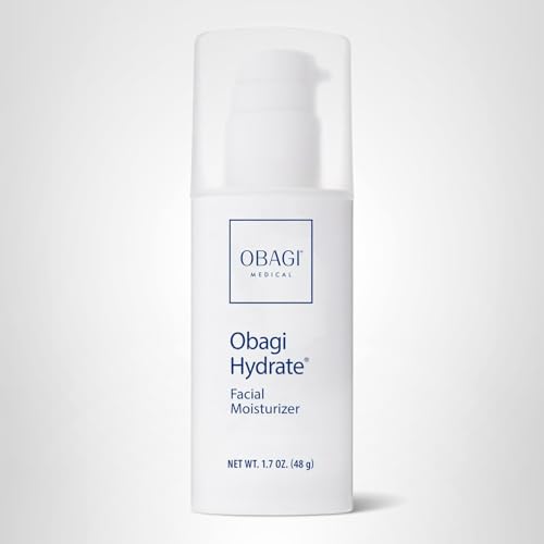 Obagi Hydrate Facial Moisturizer – Non-Comedogenic Intensely Hydrating All Day Moisturizer that Combats Dryness with Tara Seed Extract, Shea Butter, Avocado Oil & Glycerin – All Skin Types – 1.7 oz