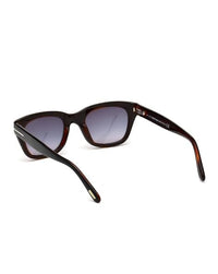 Thumbnail for Tom Ford SNOWDON FT0237 05B Black/Other Sunglasses Grey Gradient 52mm Lens