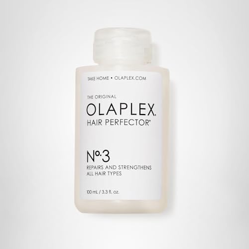 Olaplex No. 3 Bond Building Hair Perfector: Concentrated Pre-Shampoo Treatment | Repairs Damage & Strengthens Hair | Rebuilds 3 Hair Bonds | For Coily, Curly, Straight, and Wavy, 100 mL / 3.3 Fl Oz