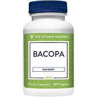 Thumbnail for The Vitamin Shoppe Bacopa 500MG (Bacopa Monnieri), Clinically Studied Ingredient, Herbal Brain Support Supplement, Once Daily (100 Capsules)