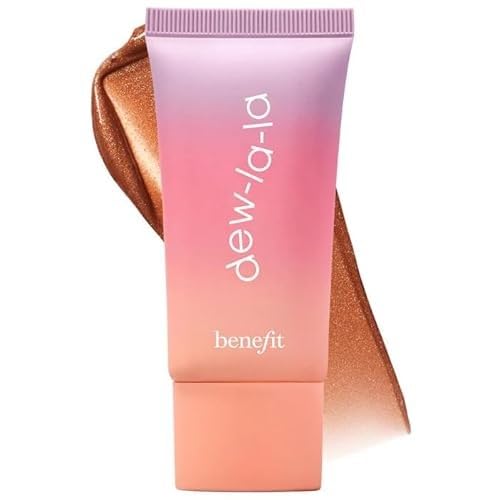 Benefit Cosmetics Dew La La All-Over Glow Liquid Highlighter (Lumi - Tan Deep, 0.85 Fl Oz)