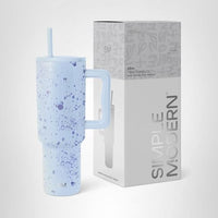 Thumbnail for Simple Modern Disney 40 oz Tumbler with Handle & Straw Lid | Insulated Reusable Stainless Steel Water Bottle Travel Mug | Gifts for Women Men Him Her | Trek Collection | 40oz | Minnie Specktacular