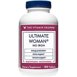 The Vitamin Shoppe Ultimate Woman No Iron Multivitamin (180 Tablets)