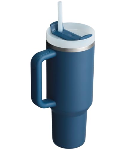 STANLEY Quencher H2.0 Tumbler with Handle and Straw 40 oz | Flowstate 3-Position Lid | Cup Holder Compatible for Travel | Insulated Stainless Steel Cup | BPA-Free | Stargaze