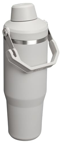 Stanley IceFlow 2.0 Fast Flow Tumbler with Handle 30 oz | Twist On Angled Spout Lid | Leakproof Water Bottle | Insulated Stainless Steel | BPA-Free | Ash