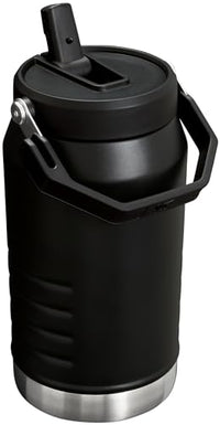 Thumbnail for Stanley IceFlow Flip Straw Jug with Handle 64 oz| Twist On Lid and Flip Up Straw | Leak Resistant for Travel and Sports | Insulated Stainless Steel | BPA-Free | Black