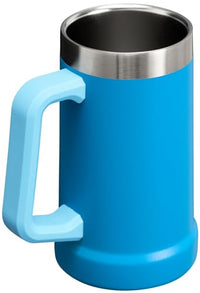 Thumbnail for Stanley Stay-Chill Beer Stein 24 oz | Heavy Duty Big Grip Handle | Beer Tumbler Drink Cup, Holds 2 Cans | Insulated Stainless Steel Party Mug | BPA-Free | Azure