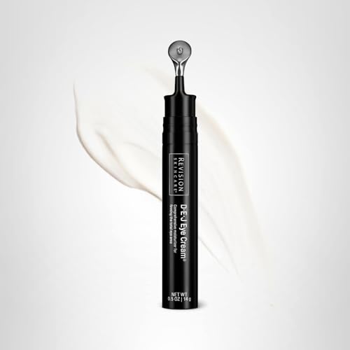 Revision Skincare D·E·J Eye Cream®, Clinically Proven to Reduce Under-Eye Fine Lines and Wrinkles with Peptides and Hyaluronic Acid for a Firmer, Smoother Eye Area, 0.5 fl oz Applicator