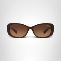 Thumbnail for Coach HC8168 Sunglasses, Dark Tortoise/Brown Gradient, 56 mm