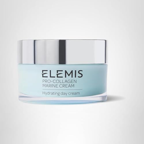 ELEMIS Pro-Collagen Marine Cream - Lightweight Anti-Wrinkle Daily Facial Moisturizer - Hydrating Gel-Cream for Fine Lines and Wrinkles - 50ml