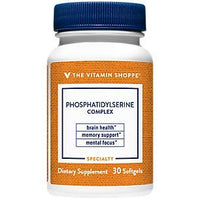 Thumbnail for Phosphatidylserine Complex 500mg Softgel – Supports Healthy Brain Cognitive Function, Promotes Memory, Focus Brain Activity – 500mg of SharpPS™,Branded Ingredient (30 Softgels) by The Vitamin Shoppe