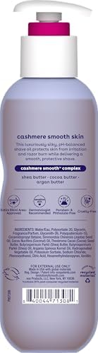Thumbnail for eos Cashmere Shave Oil – Vanilla Cashmere, Moisturizing Shave Oil with Shea Butter & Glycerin, Helps Prevents Irritation & Razor Burn, Vegan, 6 fl oz