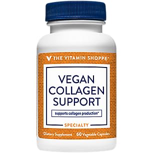 Vegan Collagen Support with Dermaval a" Supports Collagen Production (60 Vegetable Capsules)