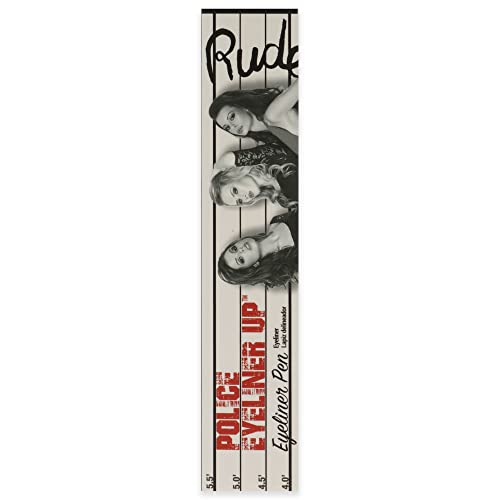 RUDE - Police Eyeliner Up Eyeliner Pen - Bail Bond (Black) (Pack of 2)