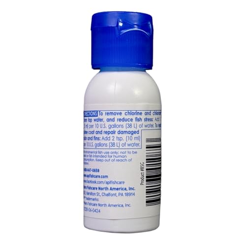 API STRESS COAT Aquarium Water Conditioner 1-Ounce Bottle