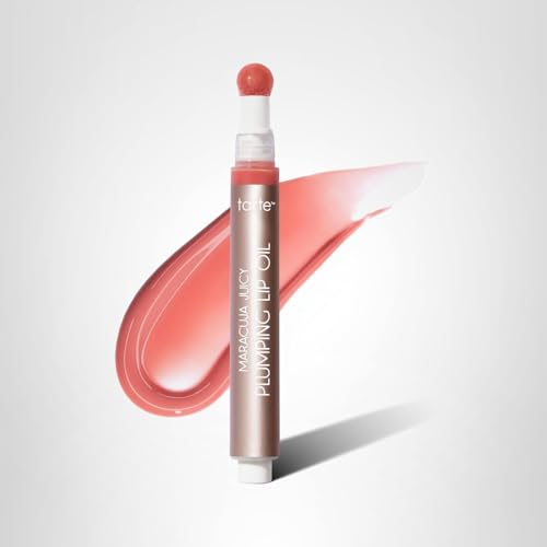 tarte maracuja juicy plumping lip oil - Hydrating & Volumizing Lip Plumper Gloss Balm with Nourishing Hyaluronic Acid, Plumps & Moisturizes, Vegan & Cruelty-Free, full size, rose