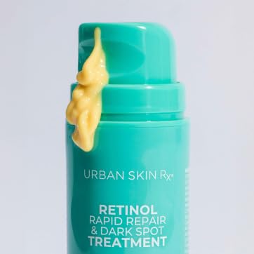 Urban Skin Rx® Retinol Rapid Repair + Dark Spot Treatment Facial Serum, Targets Fine Lines, Hyperpigmentation & Blemishes, Improves Appearance of Tone, Scarring, Fine Lines & Enlarged Pores,1 Fl Oz