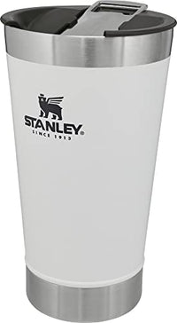 Thumbnail for Stanley Stay-Chill Beer Pint 16 oz | Wide Mouth Lid | Built-In Bottle Opener | Beer Tumbler Cup | Insulated Stainless Steel Pint Glass | BPA-Free | Polar