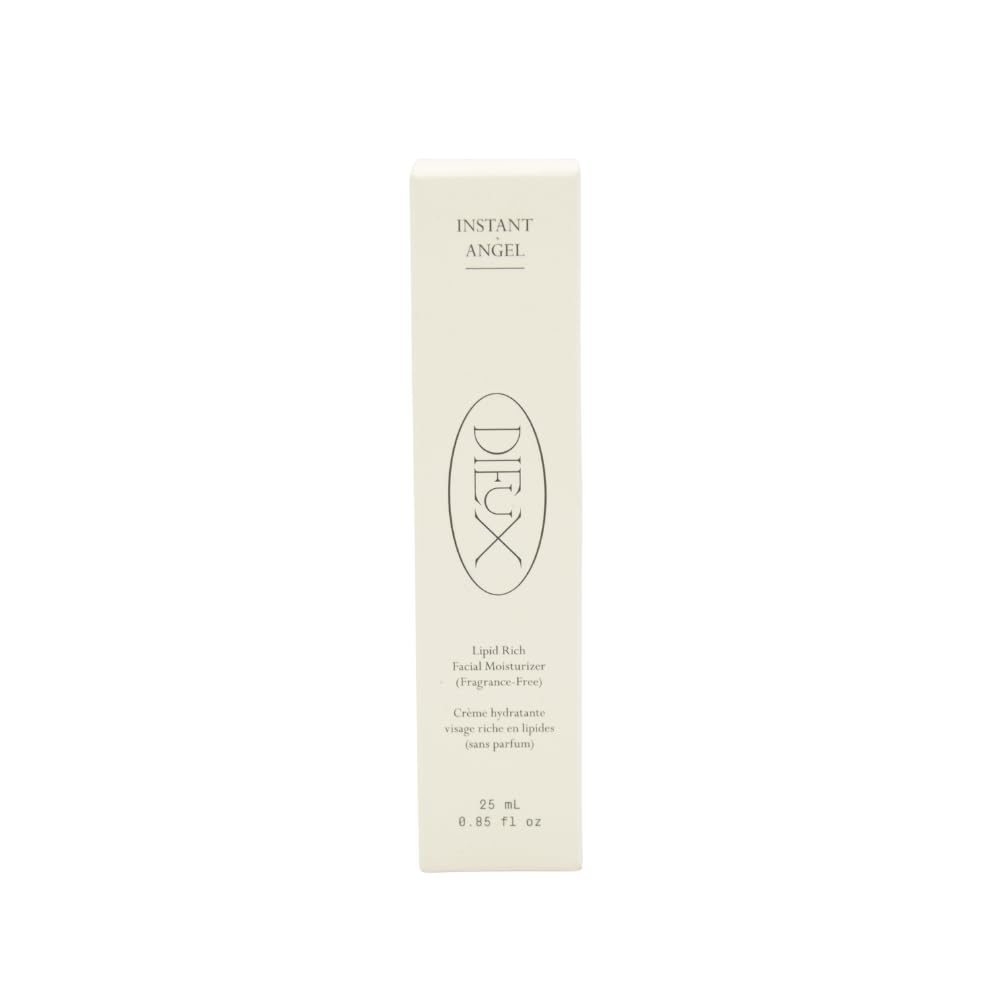 Dieux Mini Instant Angel Lipid & Peptide-Rich Moisturizer + Barrier Repair – 0.85 oz/25 mL Hydrating Cream for Fine Lines & Radiance
