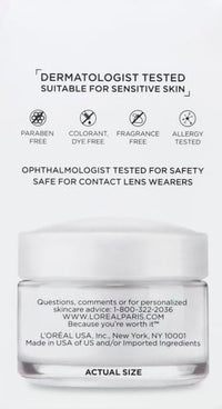 Thumbnail for L'Oreal Paris Skincare Revitalift Anti-Wrinkle and Firming Eye Cream with Pro Retinol, Treatment to Reduce Dark Circles, Fragrance Free, 0.5 oz.