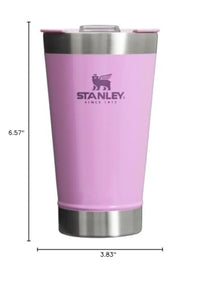 Thumbnail for Stanley Stay-Chill Beer Pint 16 oz | Wide Mouth Lid | Built-In Bottle Opener | Beer Tumbler Cup | Insulated Stainless Steel Pint Glass | BPA-Free | Lilac Gloss