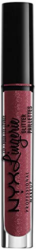Thumbnail for NYX PROFESSIONAL MAKEUP Lip Lingerie Glitter - Euro Trash Dark Pink-Brown