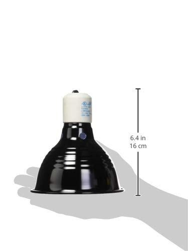 Fluker's Repta-Clamp Lamp, Heavy Duty Clamp Light For Reptile Tanks and Terrariums, UL/CUL Approved, Great for Reptile Basking, 75-Watt Maximum with On/Off Switch, 5.5"