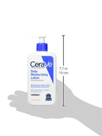 Thumbnail for CeraVe Daily moisturizing lotion | 12 ounce | face & body lotion for dry skin with hyaluronic acid | fragrance free, 12 Fl Oz