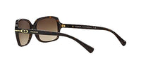 Thumbnail for Coach HC8116 Blair Sunglasses, Dark Tortoise/Brown Gradient, 56 mm