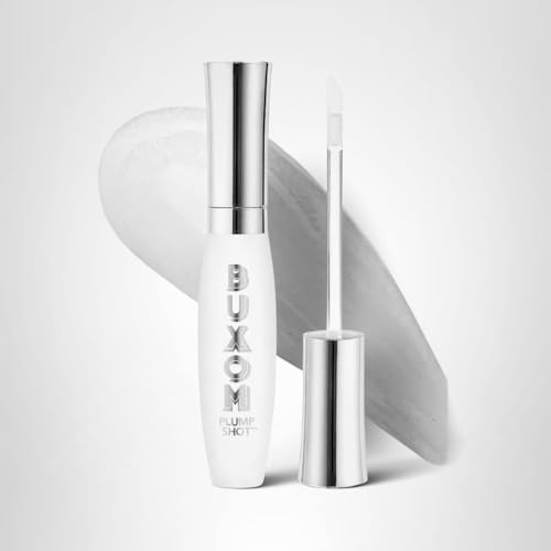 Buxom Plump Shot Peptide-Infused Lip Serum, Lip Plumping Gloss, Formulated with Advanced Peptides, Hyaluronic Acid, Avocado & Jojoba Oil