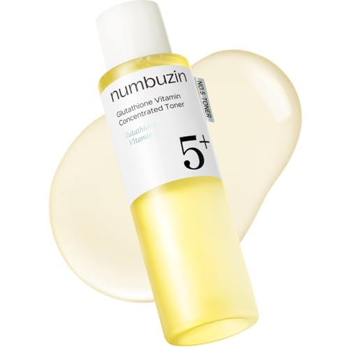 numbuzin No.5 Toner | Vitamin Boosting Essential Toner | First Step Skin Care | Improves Hyperpigmentation and Uneven Skin Tone | 6.76 fl. oz.