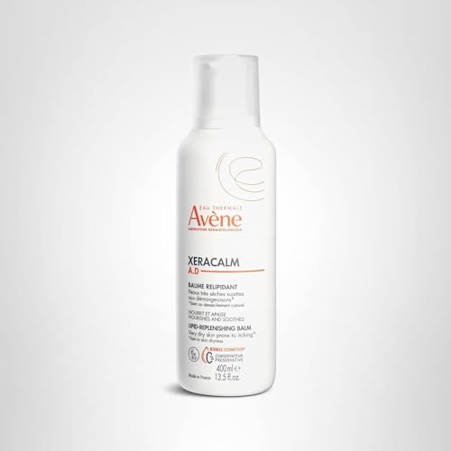 Avène XeraCalm A.D Lipid-Replenishing Balm, Atopic Dermatitis, Eczema-Prone, No Preservatives, Fragrance-Free, 13.5 Oz
