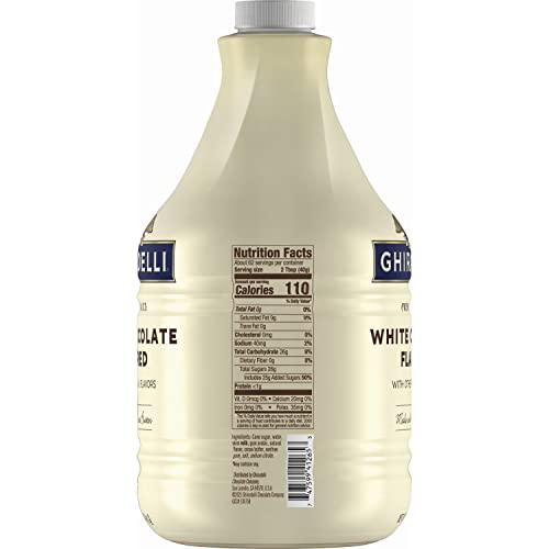 Ghirardelli Premium Sauce White Chocolate Flavored with other natural flavors, 87.3 Ounce Bottle