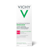 Thumbnail for VICHY Normaderm Acne Control Daily Moisturizer, Acne Moisturizer For Face, 2% Salicylic Acid + Hyaluronic Acid + Vitamin C, Acne Treatment For Blackheads, Acne Blemishes & Enlarged Pores, Oil Free