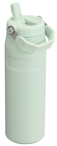 Stanley IceFlow Flip Straw 2.0 Water Bottle 24 OZ | Built-In Straw with Larger Opening | Lightweight & Leak-Resistant | Insulated Stainless Steel | BPA-Free | Mist