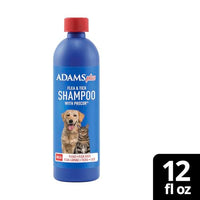 Thumbnail for ADAMS Plus Flea & Tick Shampoo with Precor for Dogs, Cats, Puppies & Kittens, Flea Shampoo to Treat Flea Infestations, Kills Ticks, Fleas, Flea Eggs & Lice, Cleans and Conditions Coat, 12 Ounces