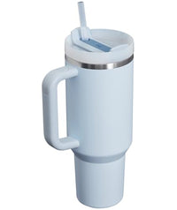 Thumbnail for Stanley Quencher H2.0 Tumbler with Handle and Straw 40 oz | Flowstate 3-Position Lid | Cup Holder Compatible for Travel | Insulated Stainless Steel Cup | BPA-Free | Glacier