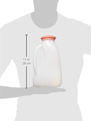 Peach Teats Hand Held Bottle, White