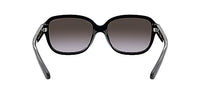 Thumbnail for Coach HC8298U Universal Fit Sunglasses, Black/Dark Grey Gradient, 57 mm