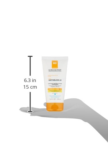 La Roche-Posay Anthelios Cooling Water Sunscreen Lotion, Water Based Sunscreen for Face & Body, Broad Spectrum SPF + Antioxidants, Fast Absorbing Water-Like Texture, Oil Free Sunscreen SPF 60
