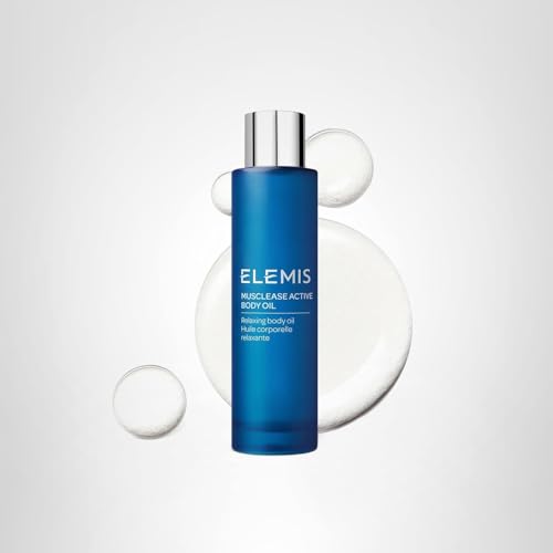 ELEMIS Active Body Concentrate Musclease 100ml, Revitalizing Massage Oil for Tired, Aching Muscles