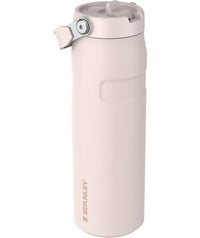 Thumbnail for Stanley IceFlow Flip Straw 2.0 Water Bottle 24 oz | Built-In Straw with Larger Opening | Lightweight and Leak Resistant | Insulated Stainless Steel | BPA-Free | Rose Quartz