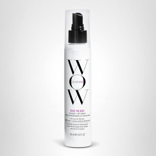 COLOR WOW Raise the Root Thicken + Lift Spray – All-Day Volume for Fine, Flat Hair without dulling color