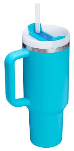 Stanley Quencher H2.0 Tumbler with Handle and Straw 40 oz | Flowstate 3-Position Lid | Cup Holder Compatible for Travel | Insulated Stainless Steel Cup | BPA-Free | Splash
