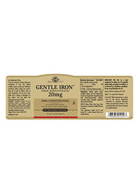 Thumbnail for Solgar Gentle Iron, 180 Vegetable Capsules - Ideal for Sensitive Stomachs - Non-Constipating - Red Blood Cell Supplement - Non GMO, Vegan, Gluten-Free, Dairy Free, Kosher - 180 Servings