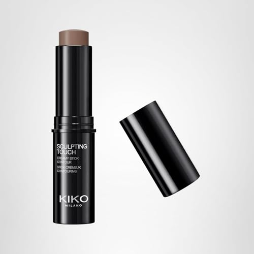 Kiko Milano Sculpting Touch Creamy Stick Contour – Blendable, Long-Lasting Cream Contour Stick for Face, Buildable Coverage, Easy Application – 201 Chocolate – 10g