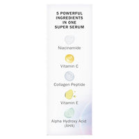 Thumbnail for Olay Super Serum - Glow Serum for Face - Activated Niacinamide, Vitamin C & E, Collagen Peptide, AHA - 5-in-1 Benefits - Brightens, Hydrates, Smooths, Firms, Evens Tone, Proactive Anti-Aging, 1.0 Oz