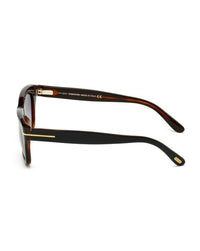 Thumbnail for Tom Ford SNOWDON FT0237 05B Black/Other Sunglasses Grey Gradient 52mm Lens