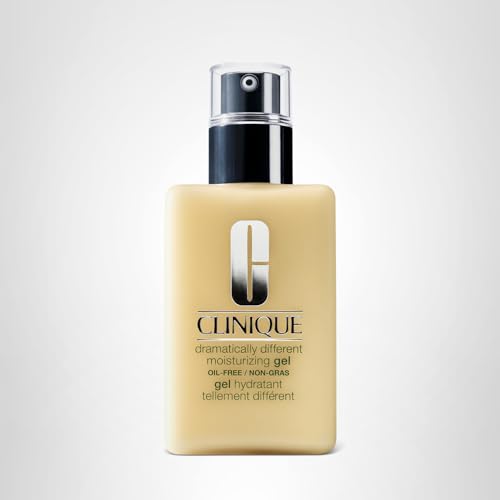Clinique 3-Step Dramatically Different Moisturizing Gel | Oil-Free | Face Moisturizer for Combination Oily to Oily Skin Types, 6.7 Fl Oz